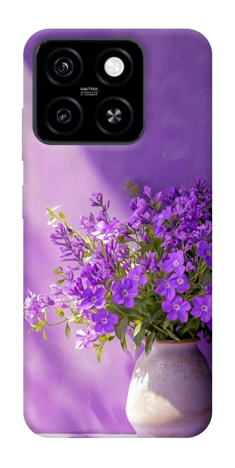 Чехол Vase with flowers для ZTE Blade A55 4G