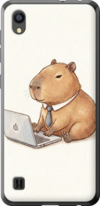 Чохол для ZTE Blade A5 2019 Funny Capybara CEO Working (Різнокольоровий)