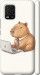 Чехол для Xiaomi Mi 10 Lite Funny Capybara CEO Working (Разноцветный)