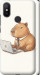 Чехол для Xiaomi Mi A2 Funny Capybara CEO Working (Разноцветный)