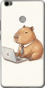 Чохол для Xiaomi Mi Max Funny Capybara CEO Working (Різнокольоровий)