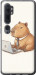 Чехол для Xiaomi Mi Note 10 Funny Capybara CEO Working (Разноцветный)