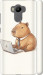 Чехол для Xiaomi Redmi 4 pro Funny Capybara CEO Working (Разноцветный)