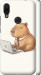 Чехол для Xiaomi Redmi 7 Funny Capybara CEO Working (Разноцветный)