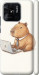 Чехол для Xiaomi Redmi 10C Funny Capybara CEO Working (Разноцветный)