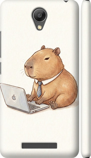 Чохол для Xiaomi Redmi Note 2 Funny Capybara CEO Working (Різнокольоровий)