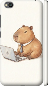 Чохол для Xiaomi Redmi Go Funny Capybara CEO Working (Різнокольоровий)