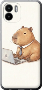 Чохол для Xiaomi Redmi A2 Funny Capybara CEO Working (Різнокольоровий)