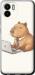 Чехол для Xiaomi Redmi A1 Funny Capybara CEO Working (Разноцветный)