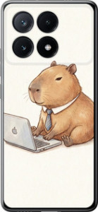 Чохол для Xiaomi Poco X6 PRO Funny Capybara CEO Working (Різнокольоровий)