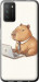 Чехол для Xiaomi Poco M3 Funny Capybara CEO Working (Разноцветный)