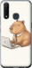 Чехол для Vivo Z5X Funny Capybara CEO Working (Різнобарвний)