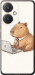 Чохол для Vivo Y27 Funny Capybara CEO Working (Різнокольоровий)