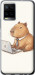 Чохол для Vivo Y33s Funny Capybara CEO Working (Різнокольоровий)