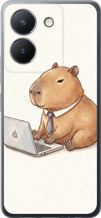Чохол для Vivo Y36 5G Funny Capybara CEO Working (Різнокольоровий)