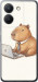 Чохол для Vivo Y36 5G Funny Capybara CEO Working (Різнокольоровий)