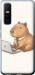 Чехол для Vivo Y73S Funny Capybara CEO Working (Різнокольоровий)
