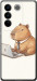 Чехол для Vivo S16 Pro Funny Capybara CEO Working (Різнокольоровий)