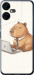 Чохол для Tecno POVA NEO 3 Funny Capybara CEO Working (Різнокольоровий)