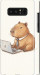 Чехол для Samsung Galaxy Note 8 Funny Capybara CEO Working (Разноцветный)