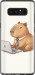 Чехол для Samsung Galaxy Note 8 Funny Capybara CEO Working (Різнобарвний)
