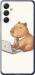 Чохол для Samsung Galaxy M54 Funny Capybara CEO Working (Різнокольоровий)