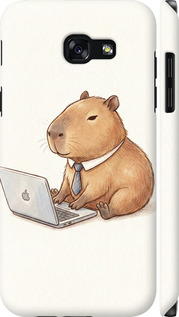 Чохол для Samsung Galaxy A5 (2017) Funny Capybara CEO Working (Різнокольоровий)