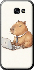 Чохол для Samsung Galaxy A5 (2017) Funny Capybara CEO Working (Різнокольоровий)