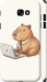 Чехол для Samsung Galaxy A7 (2017) Funny Capybara CEO Working (Різнокольоровий)