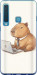 Чехол для Samsung Galaxy A9 (2018) Funny Capybara CEO Working (Разноцветный)