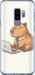 Чохол для Samsung Galaxy S9 Plus Funny Capybara CEO Working (Різнокольоровий)