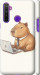 Чехол для Realme 6i Funny Capybara CEO Working (Разноцветный)