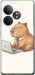 Чохол для Realme GT Neo6 SE Funny Capybara CEO Working (Різнокольоровий)