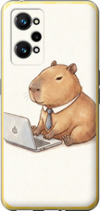 Чохол для Realme GT Neo 3T Funny Capybara CEO Working (Різнокольоровий)