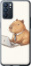 Чехол для Oppo Reno6 5G Funny Capybara CEO Working (Разноцветный)