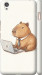 Чехол для OnePlus X Funny Capybara CEO Working (Разноцветный)