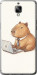 Чехол для OnePlus 3T Funny Capybara CEO Working (Разноцветный)