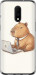 Чехол для OnePlus 7 Funny Capybara CEO Working (Разноцветный)