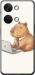 Чехол для OnePlus Nord 3 Funny Capybara CEO Working (Разноцветный)