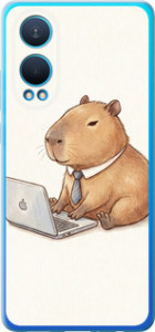 Чохол для OnePlus Nord CE4 Lite Funny Capybara CEO Working (Різнокольоровий)