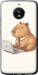 Чохол для Motorola Moto E4 Plus Funny Capybara CEO Working (Різнокольоровий)