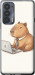 Чехол для Motorola Edge 20 Funny Capybara CEO Working (Разноцветный)