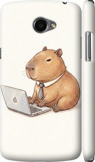 Чохол для LG K5 X220 Funny Capybara CEO Working (Різнокольоровий)