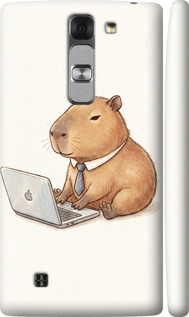 Чохол для LG G4c H522y Funny Capybara CEO Working (Різнокольоровий)