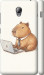 Чохол для Lenovo Vibe P1 Funny Capybara CEO Working (Різнокольоровий)
