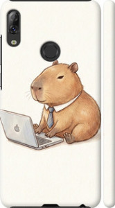 Чехол для Lenovo K5 Pro Funny Capybara CEO Working (Разноцветный)