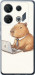 Чехол для Infinix GT 10 pro Funny Capybara CEO Working (Разноцветный)