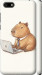 Чехол для Huawei Y5 2018 Funny Capybara CEO Working (Різнокольоровий)