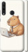 Чехол для Huawei Y6p Funny Capybara CEO Working (Разноцветный)