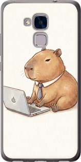 Чехол для Huawei GT3 Funny Capybara CEO Working (Разноцветный)